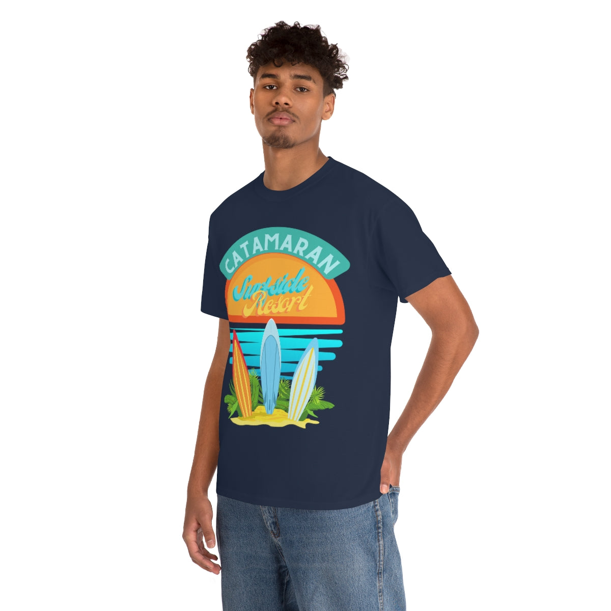 catamaran surfside resort heavyweight tee