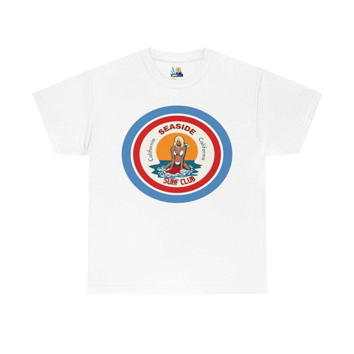 seaside surf california heavyweight tee