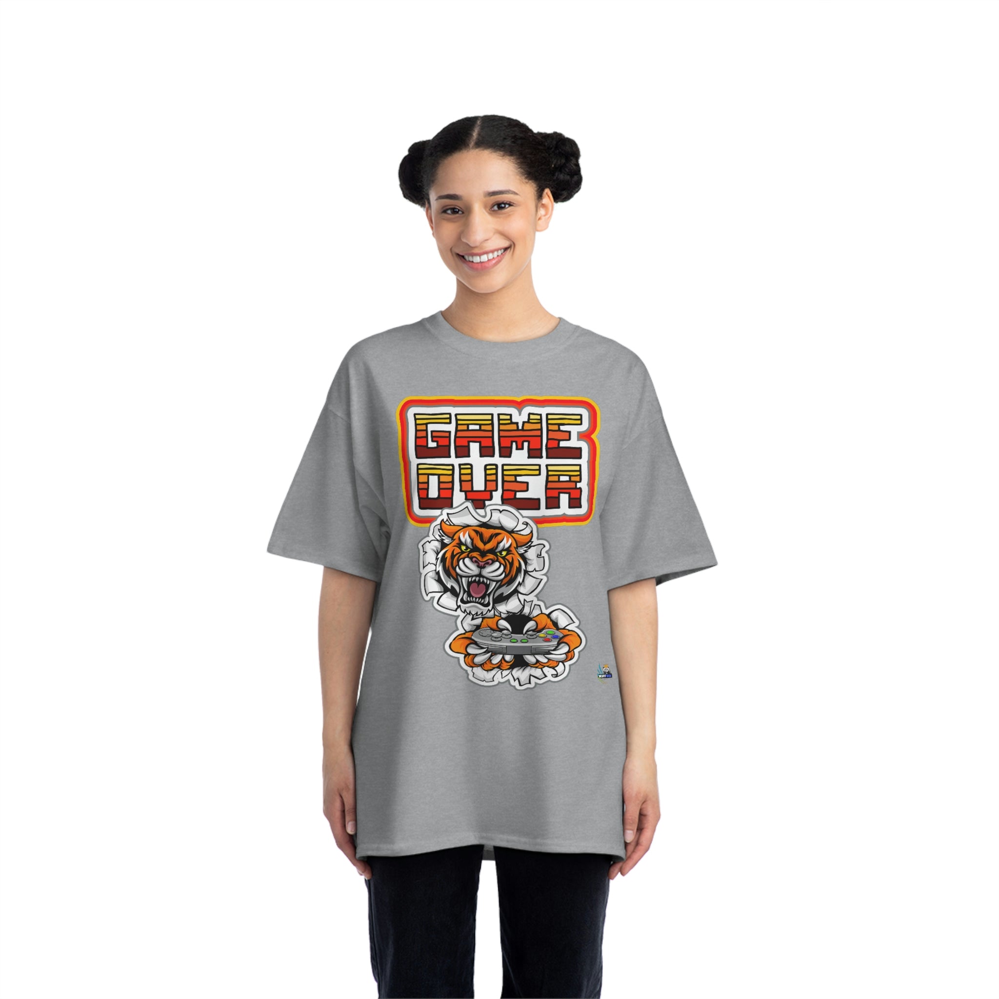 Game Over Tiger Edition Heavyweight Unisex Gaming Tee