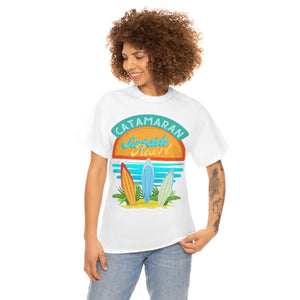 catamaran surfside resort heavyweight tee