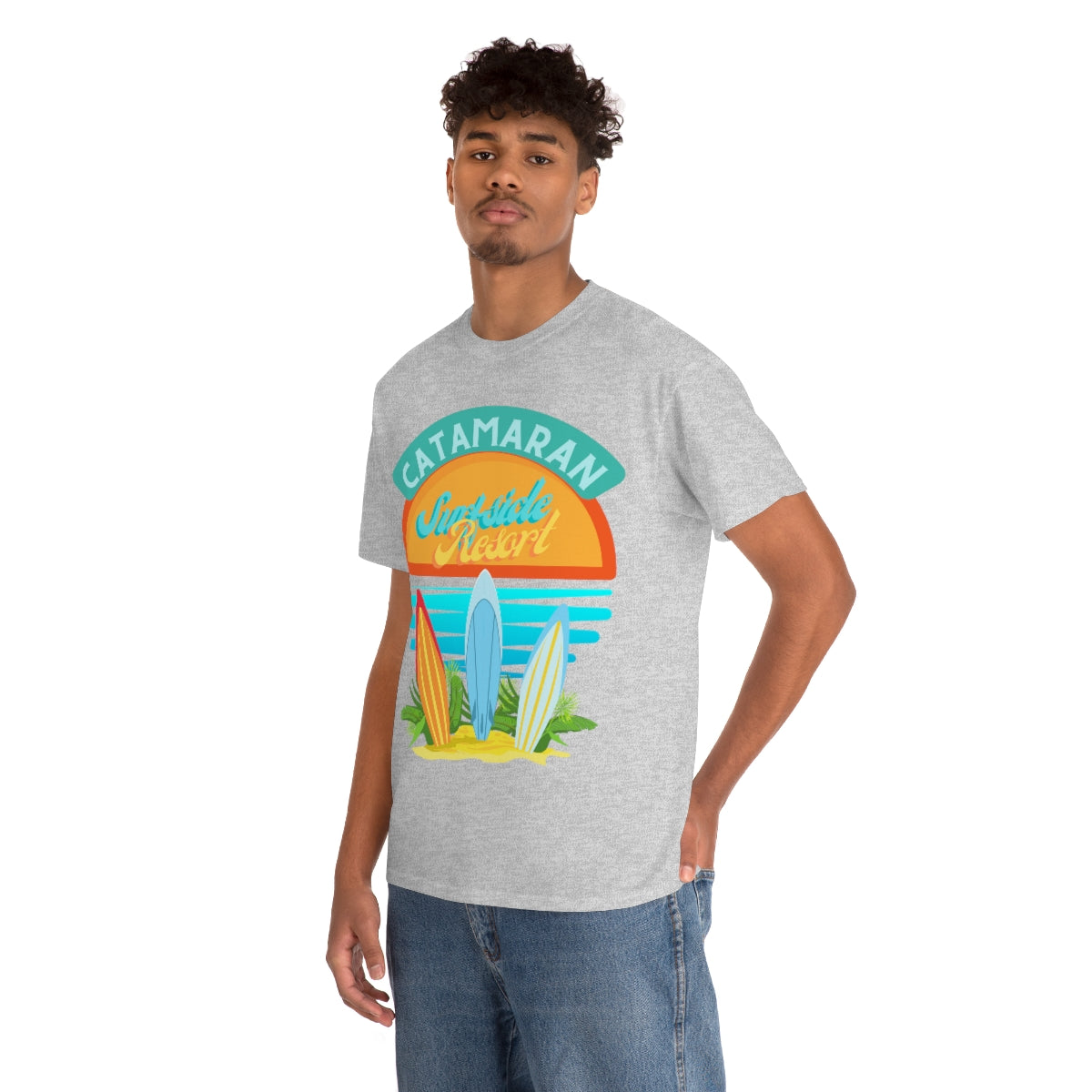 catamaran surfside resort heavyweight tee