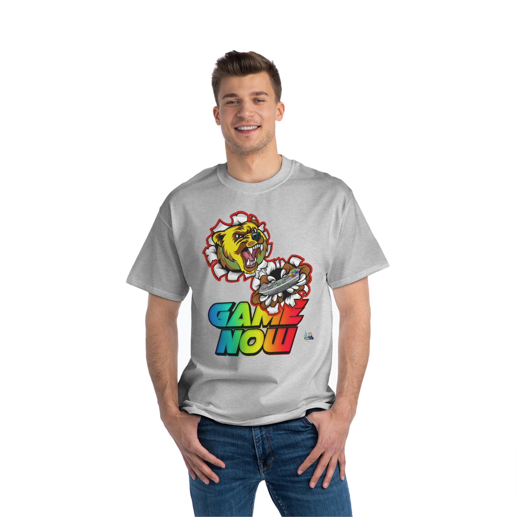 Game on NOW Bear-y Edition Heavyweight Unisex Gaming Tee