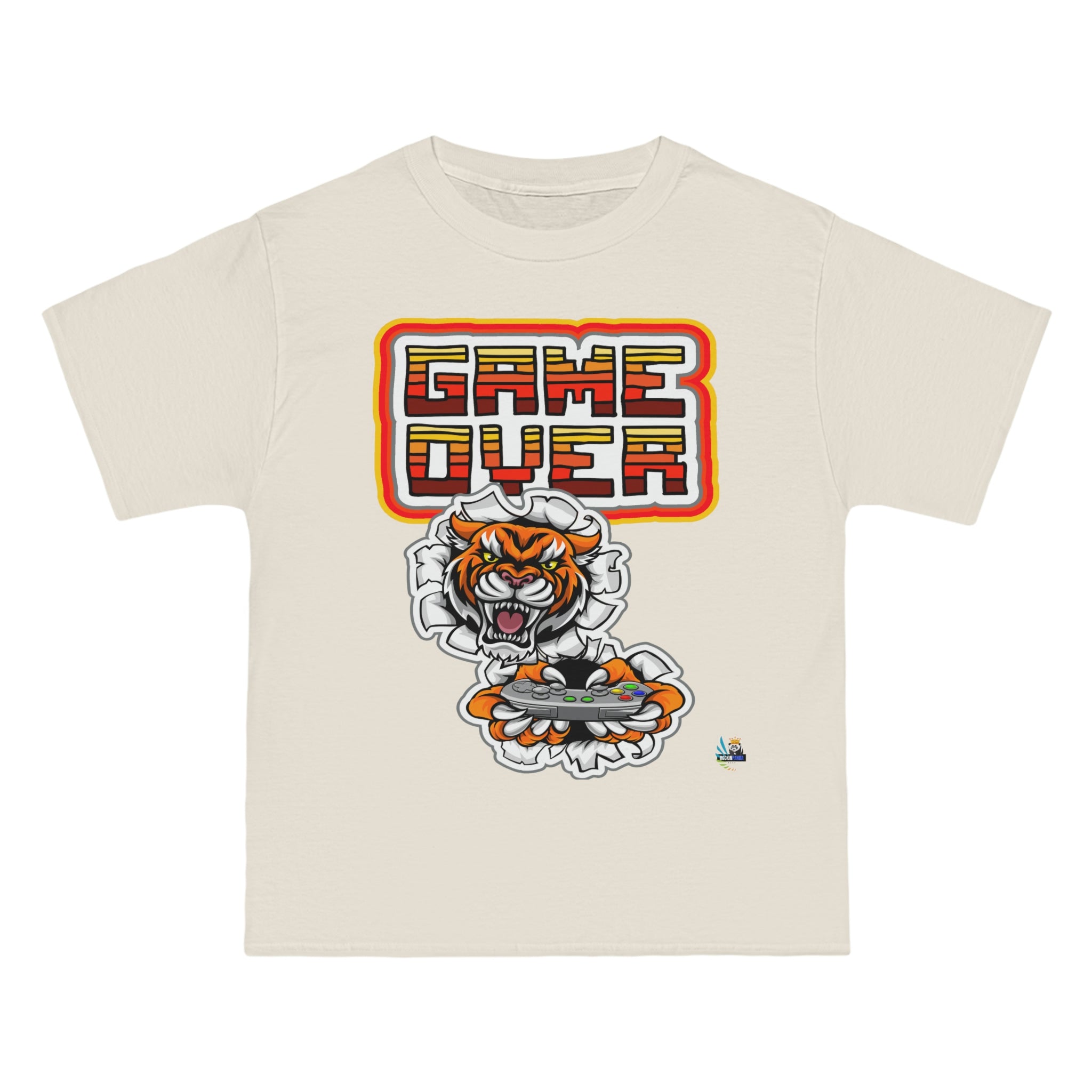 Game Over Tiger Edition Heavyweight Unisex Gaming Tee