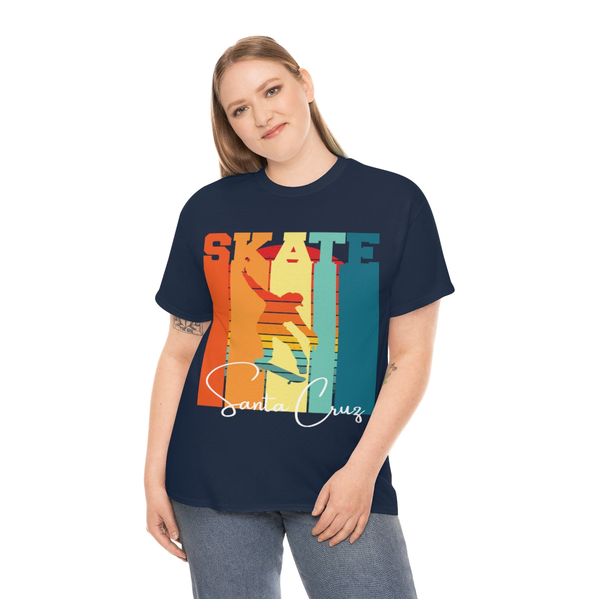 skate santa cruz heavyweight tee