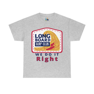 long board surf club heavyweight tee