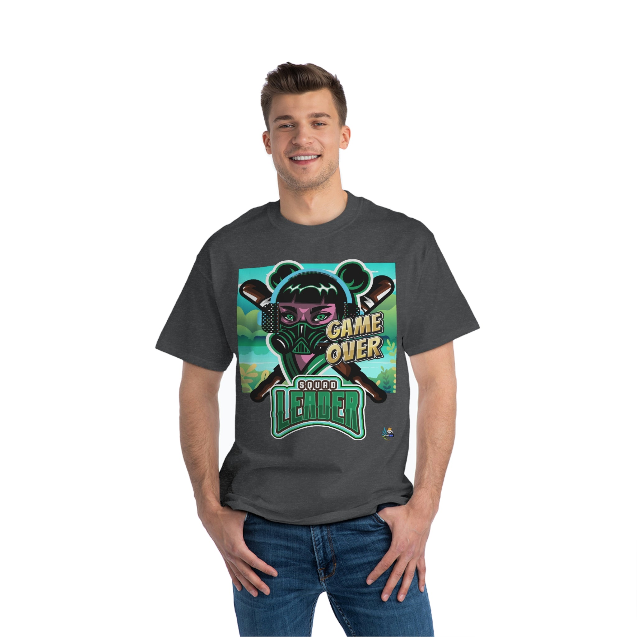 Squad Leader Game Over Heavyweight Unisex Gaming Tee