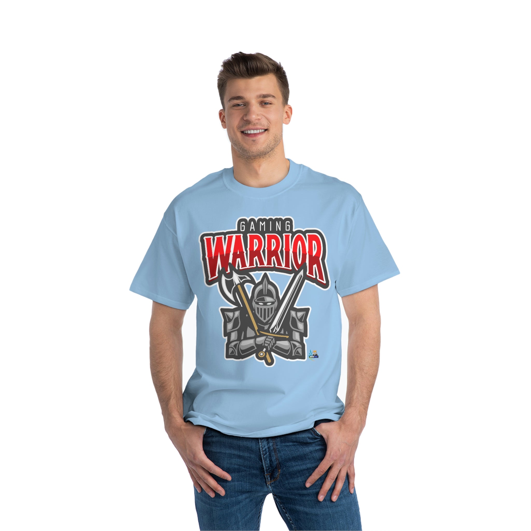 Shining Knight Warrior Heavyweight Unisex Gaming Tee