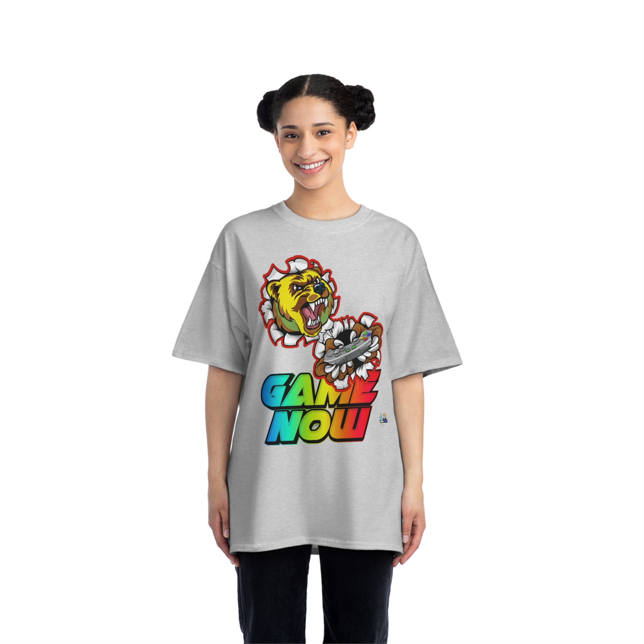 Game on NOW Bear-y Edition Heavyweight Unisex Gaming Tee