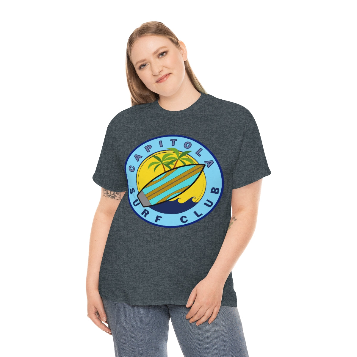 capitola surf club heavyweight tee