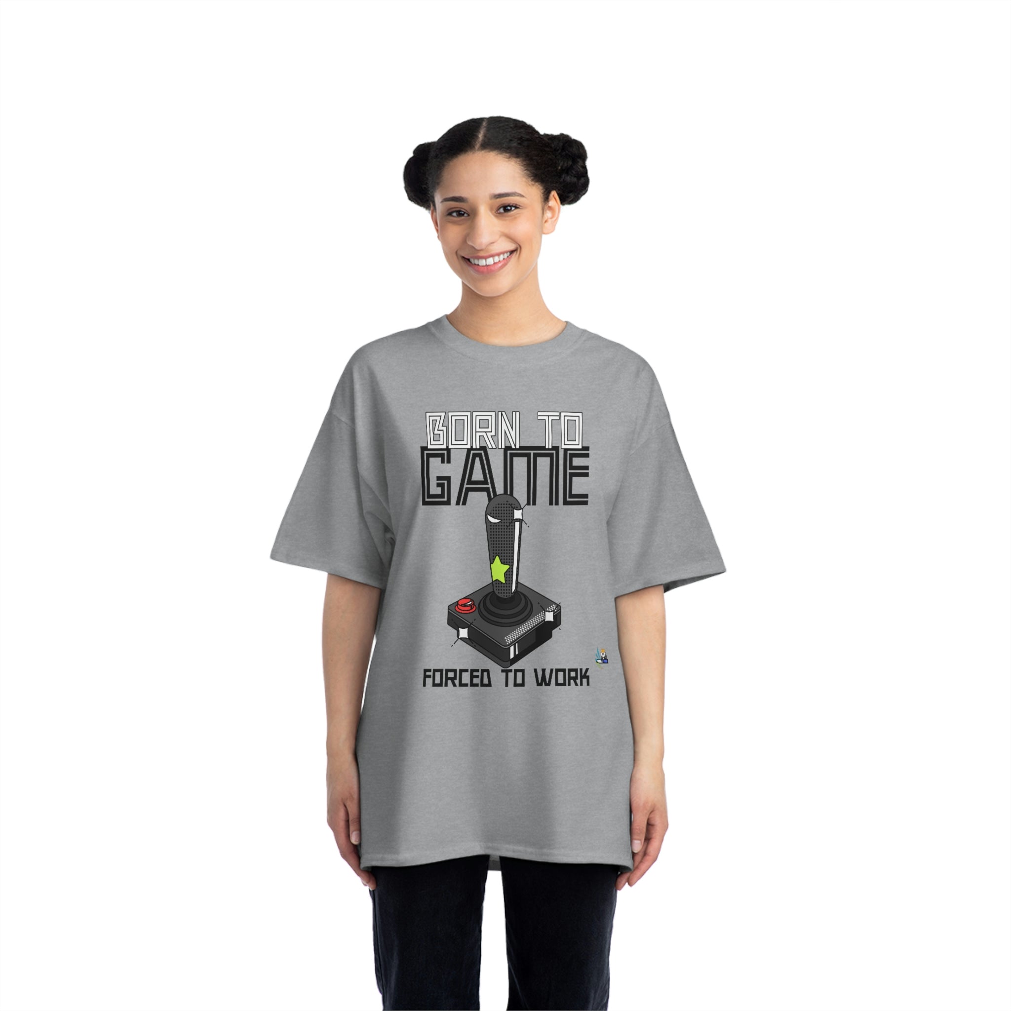 Born to Game Joystick Edition Heavyweight Unisex Gaming Tee