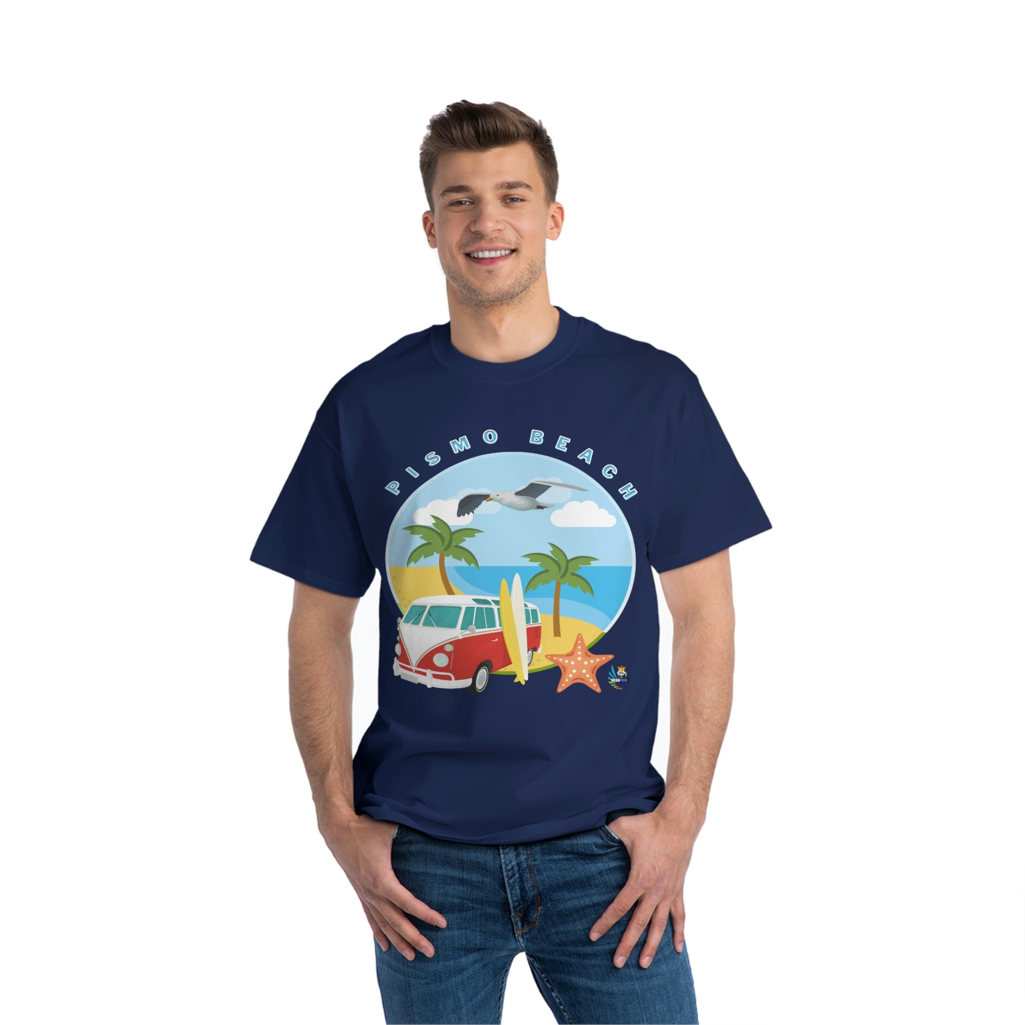 Surf Pismo Beach California Heavyweight Tee