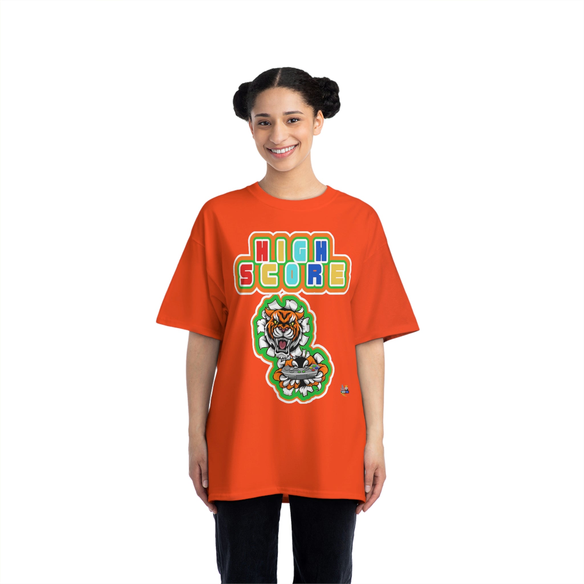 High Score Tiger Edition Heavyweight Unisex Gaming Tee