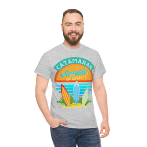 catamaran surfside resort heavyweight tee