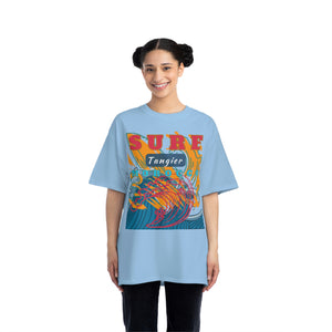 Surf Tangier Morocco Interpretive Art Design Heavyweight Tee