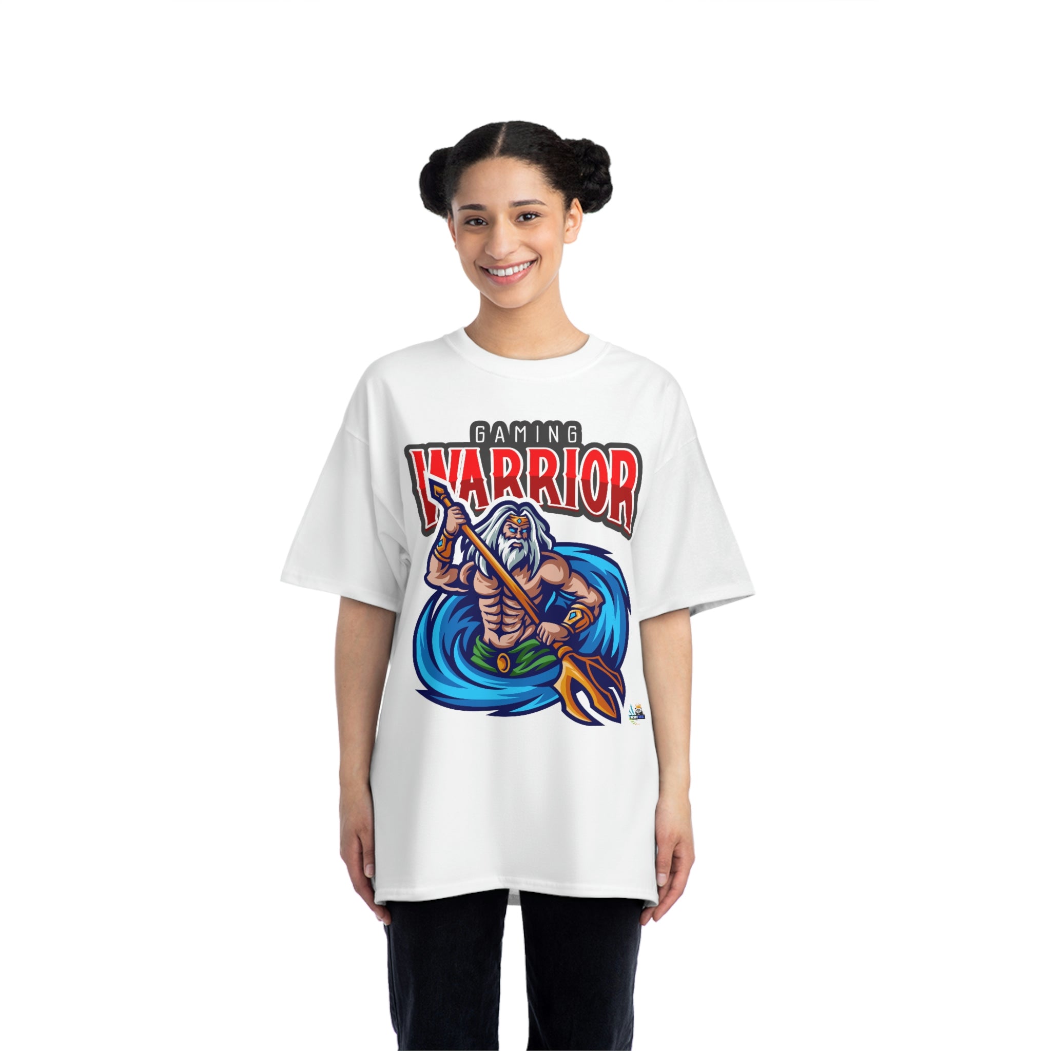 Gaming Warrior God of the Sea Heavyweight Unisex Gaming Tee