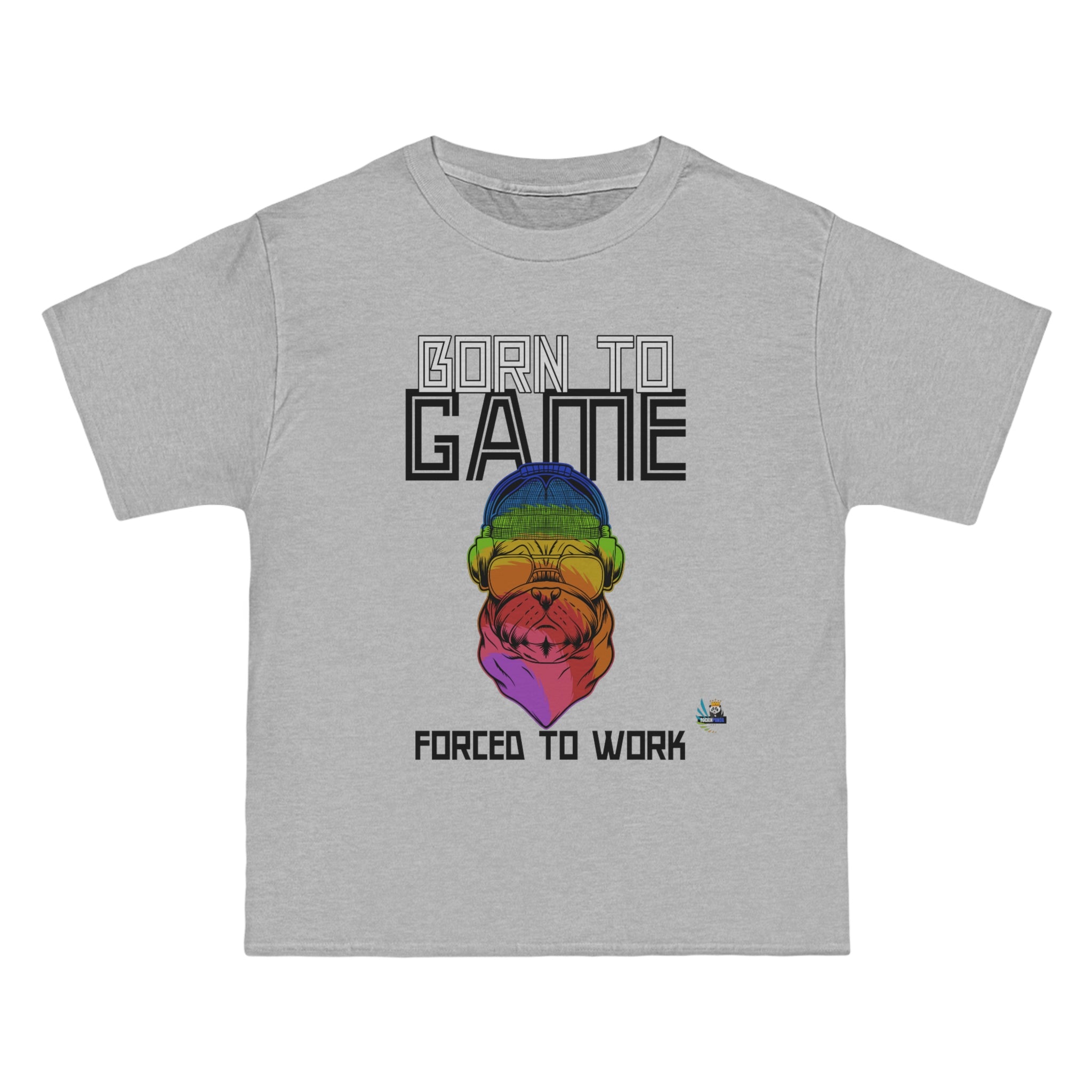 Born to Game Bulldog Edition Heavyweight Unisex Gaming Tee