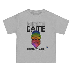 Born to Game Bulldog Edition Heavyweight Unisex Gaming Tee