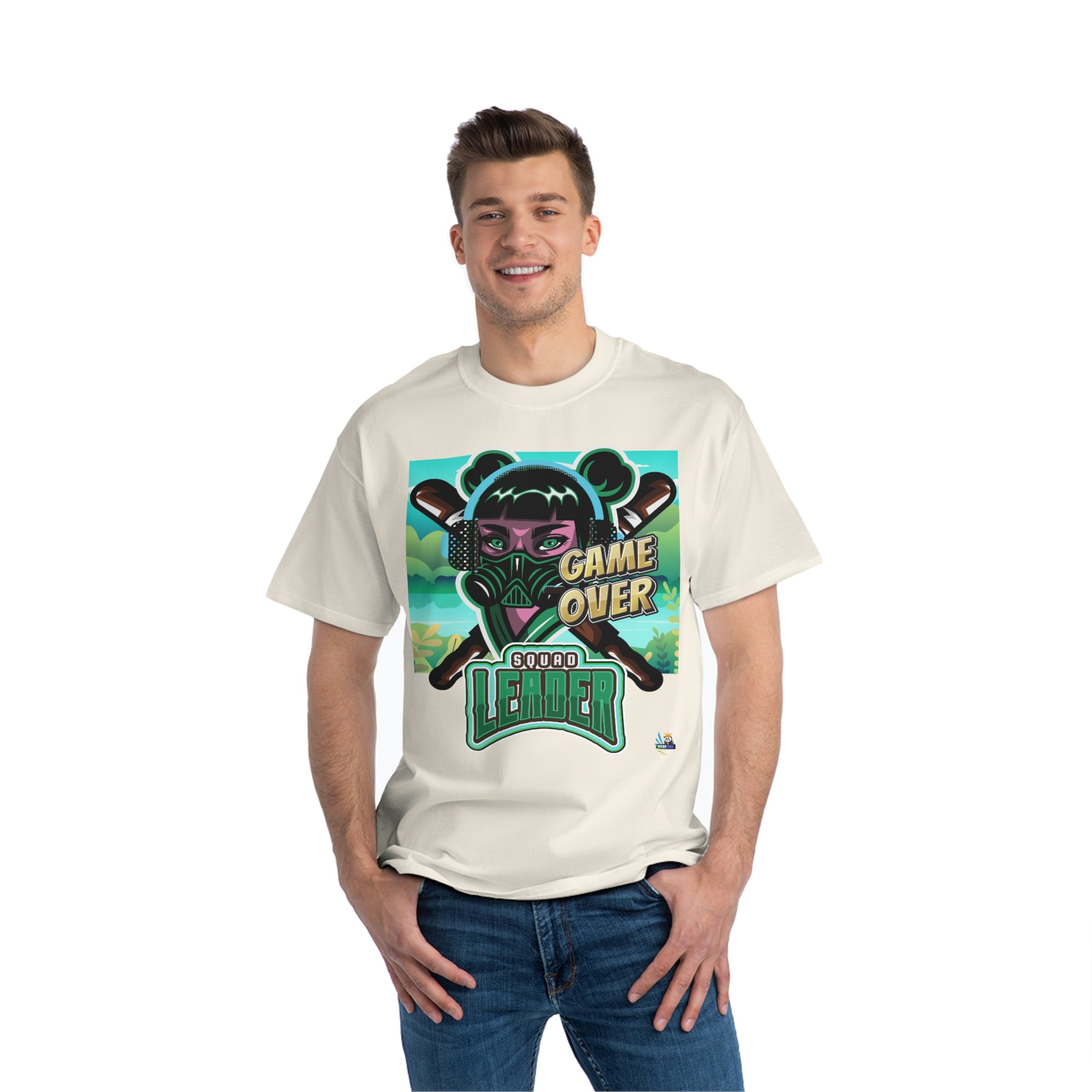 Squad Leader Game Over Heavyweight Unisex Gaming Tee