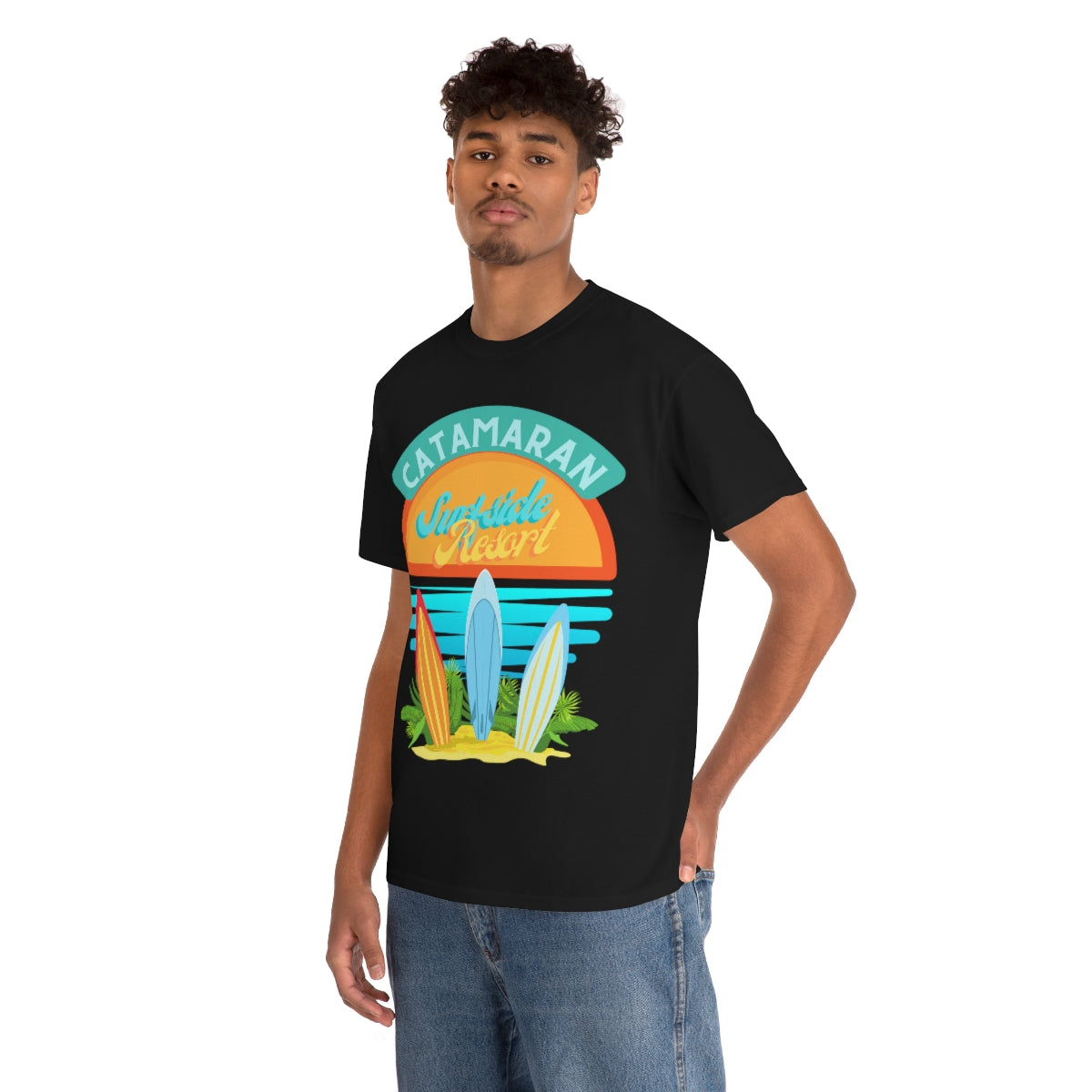 catamaran surfside resort heavyweight tee