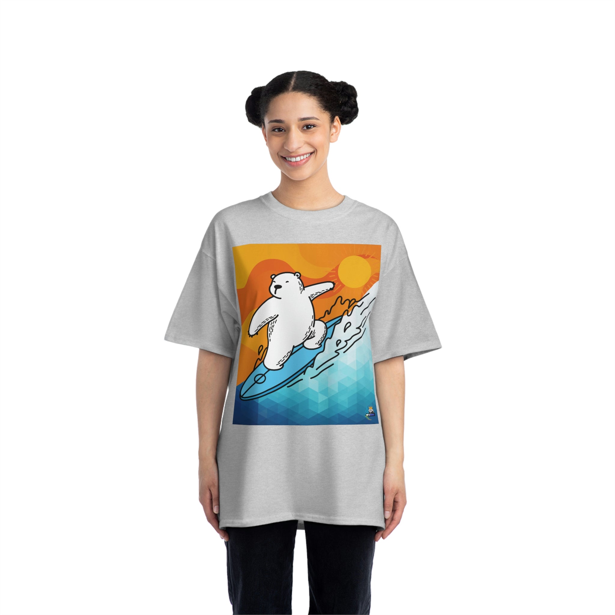 Polar Bear Surfer Sunset Edition Heavyweight Tee