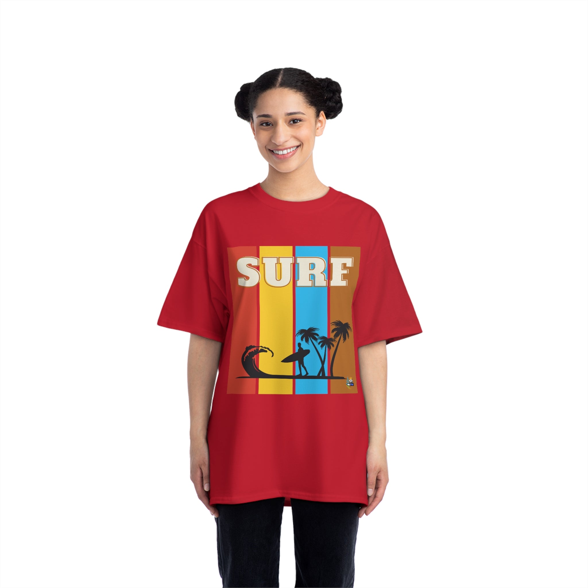 surf is life palm tree edition heavyweight tee