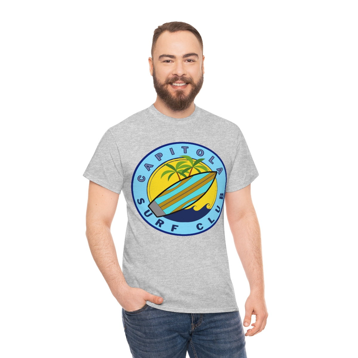 capitola surf club heavyweight tee