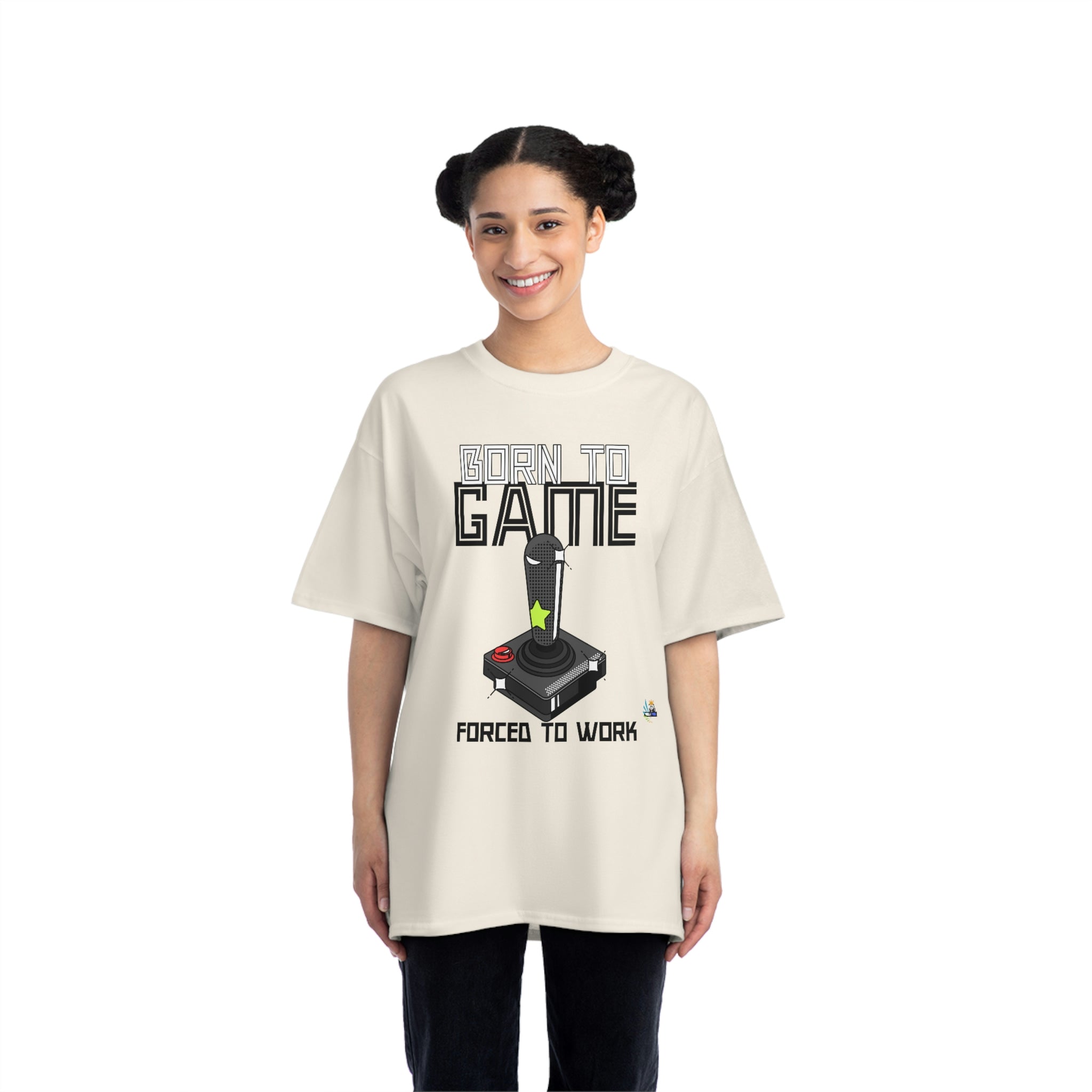 Born to Game Joystick Edition Heavyweight Unisex Gaming Tee