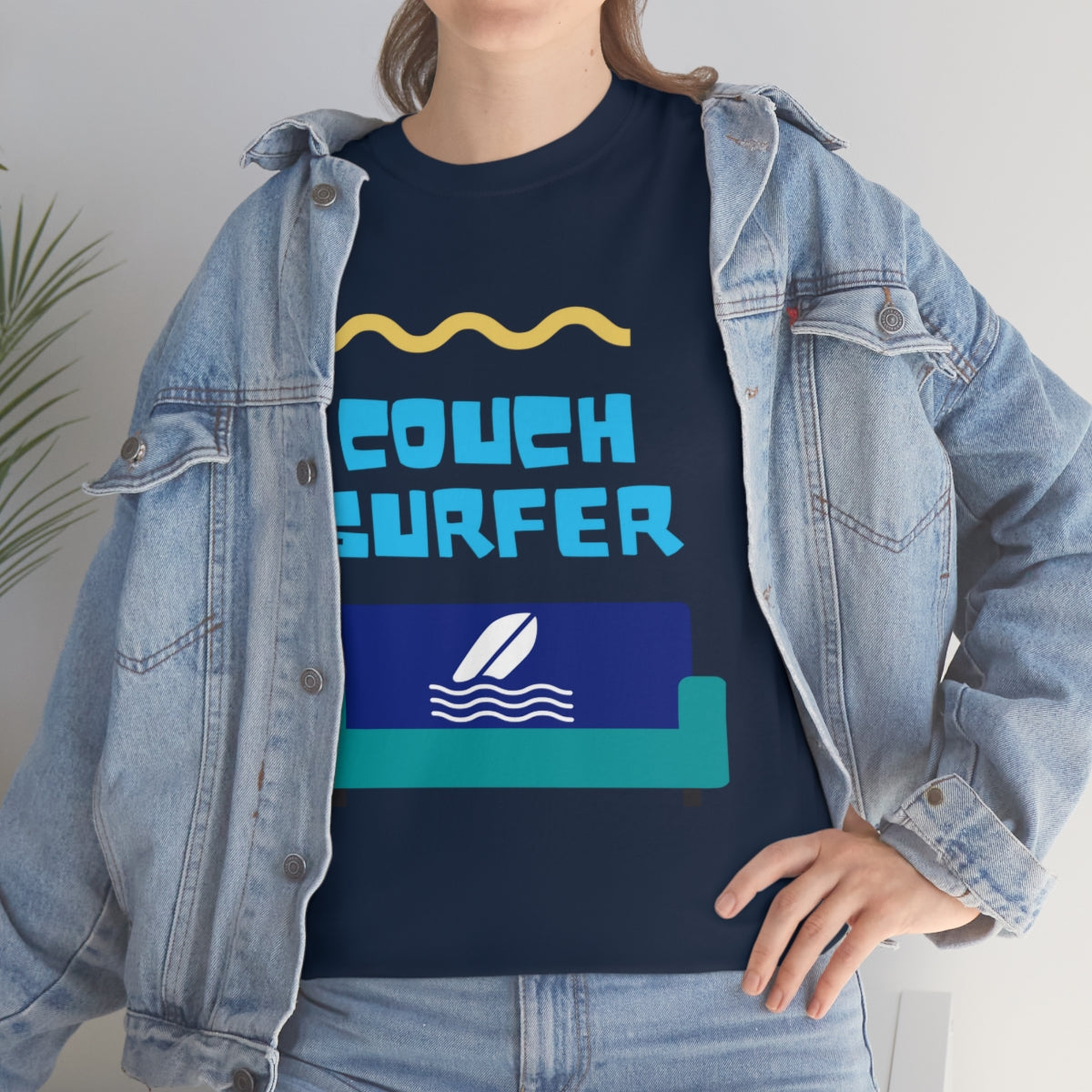 couch surfer heavyweight tee