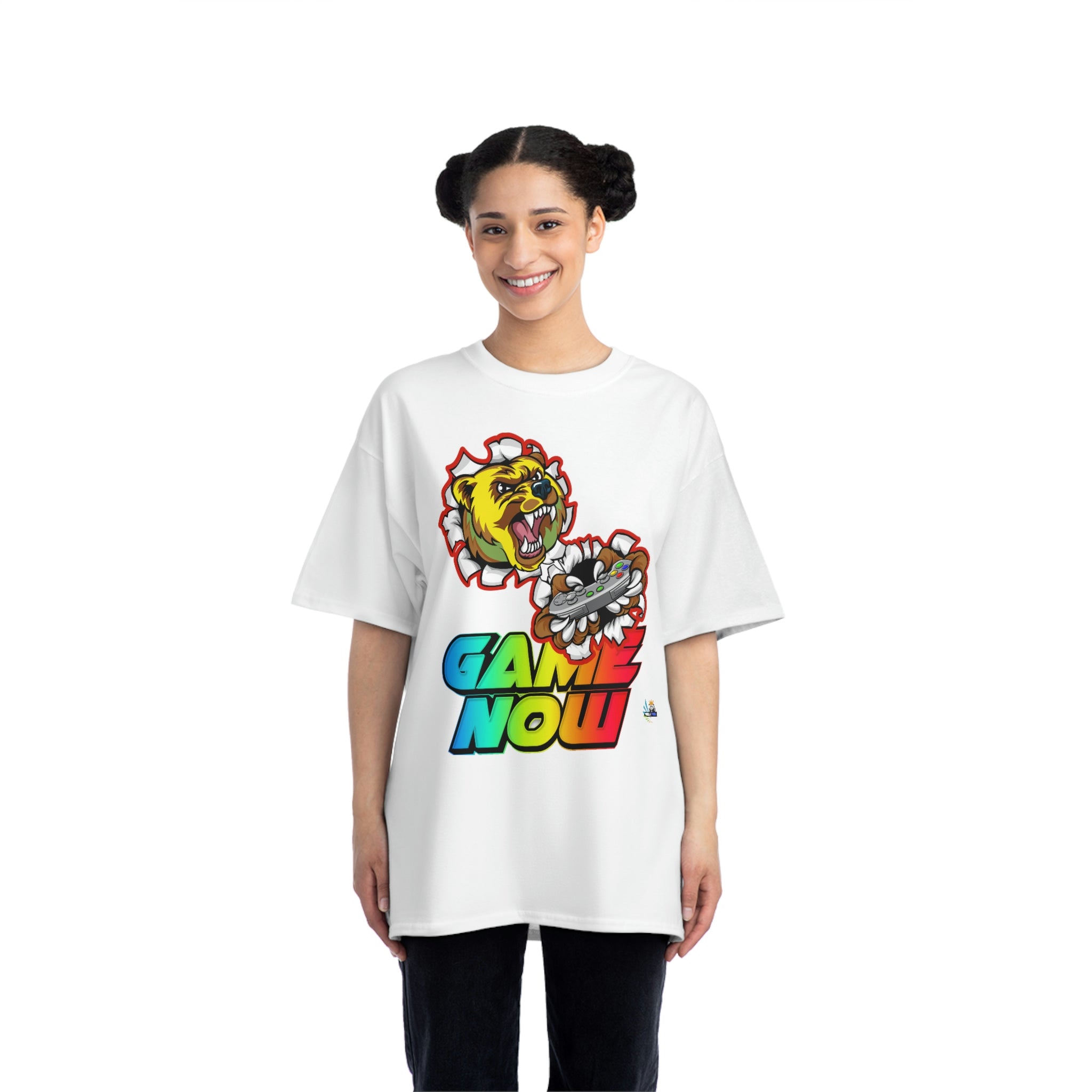 Game on NOW Bear-y Edition Heavyweight Unisex Gaming Tee