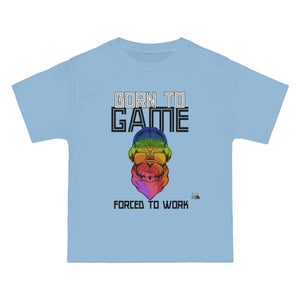 Born to Game Bulldog Edition Heavyweight Unisex Gaming Tee