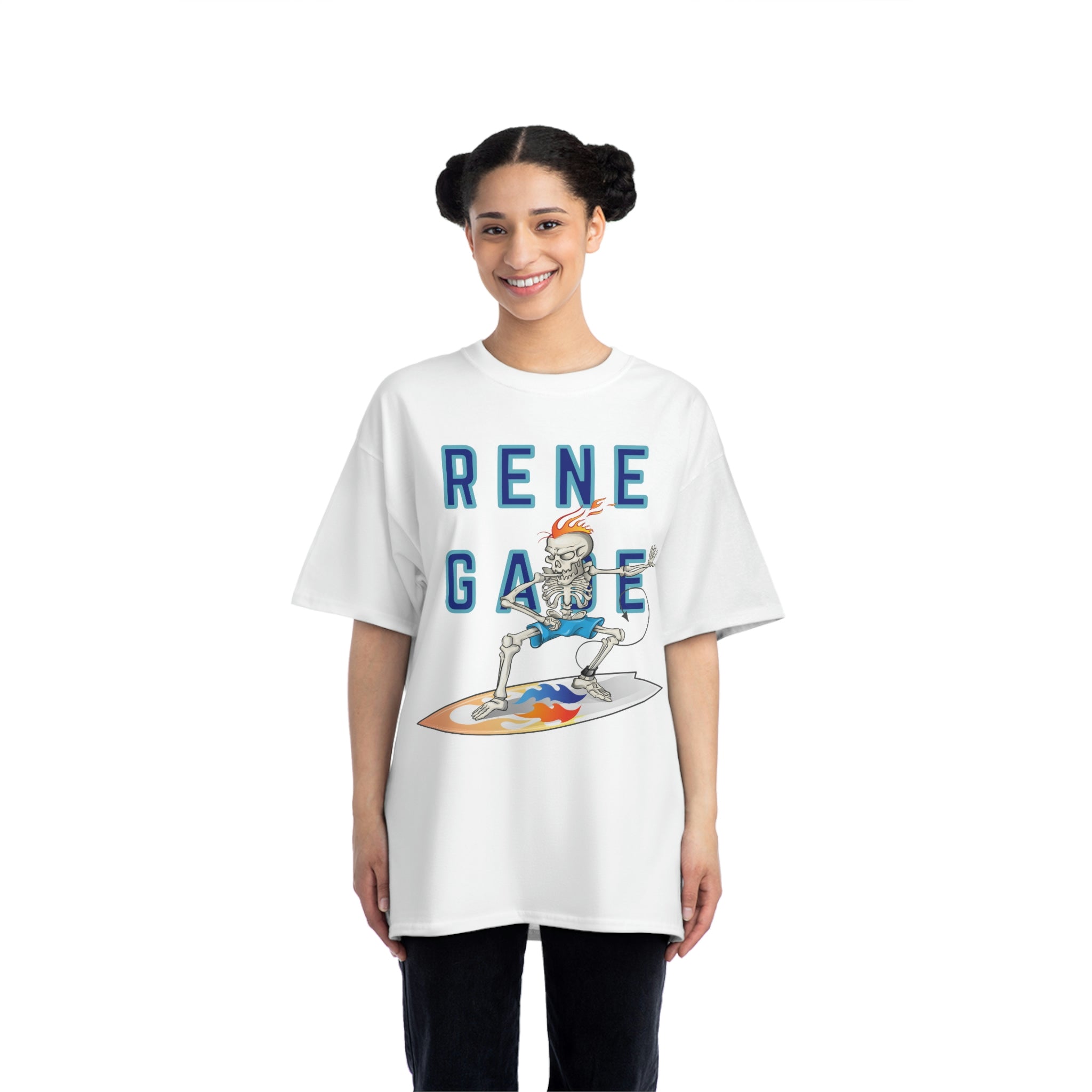 Renegade Skeleton Surfer Heavyweight Tee