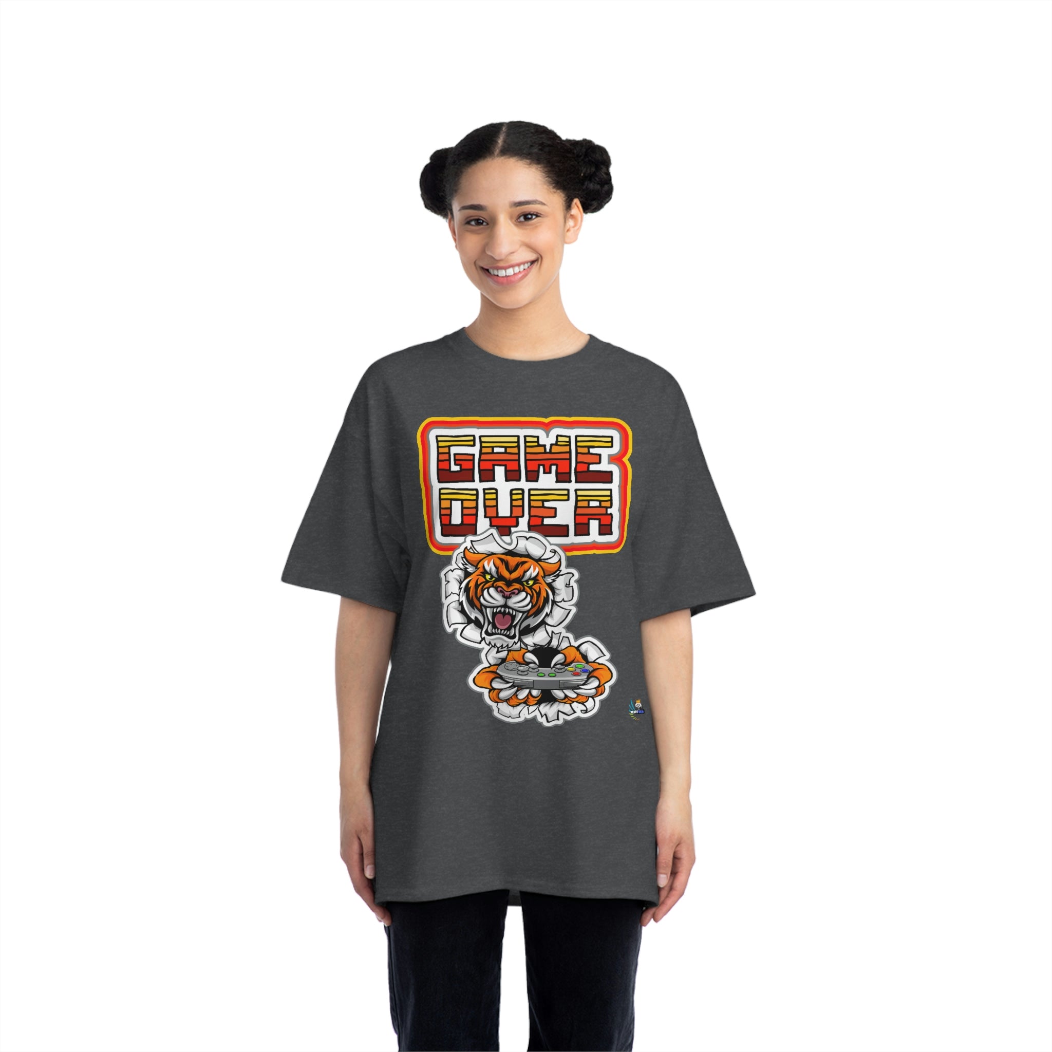 Game Over Tiger Edition Heavyweight Unisex Gaming Tee