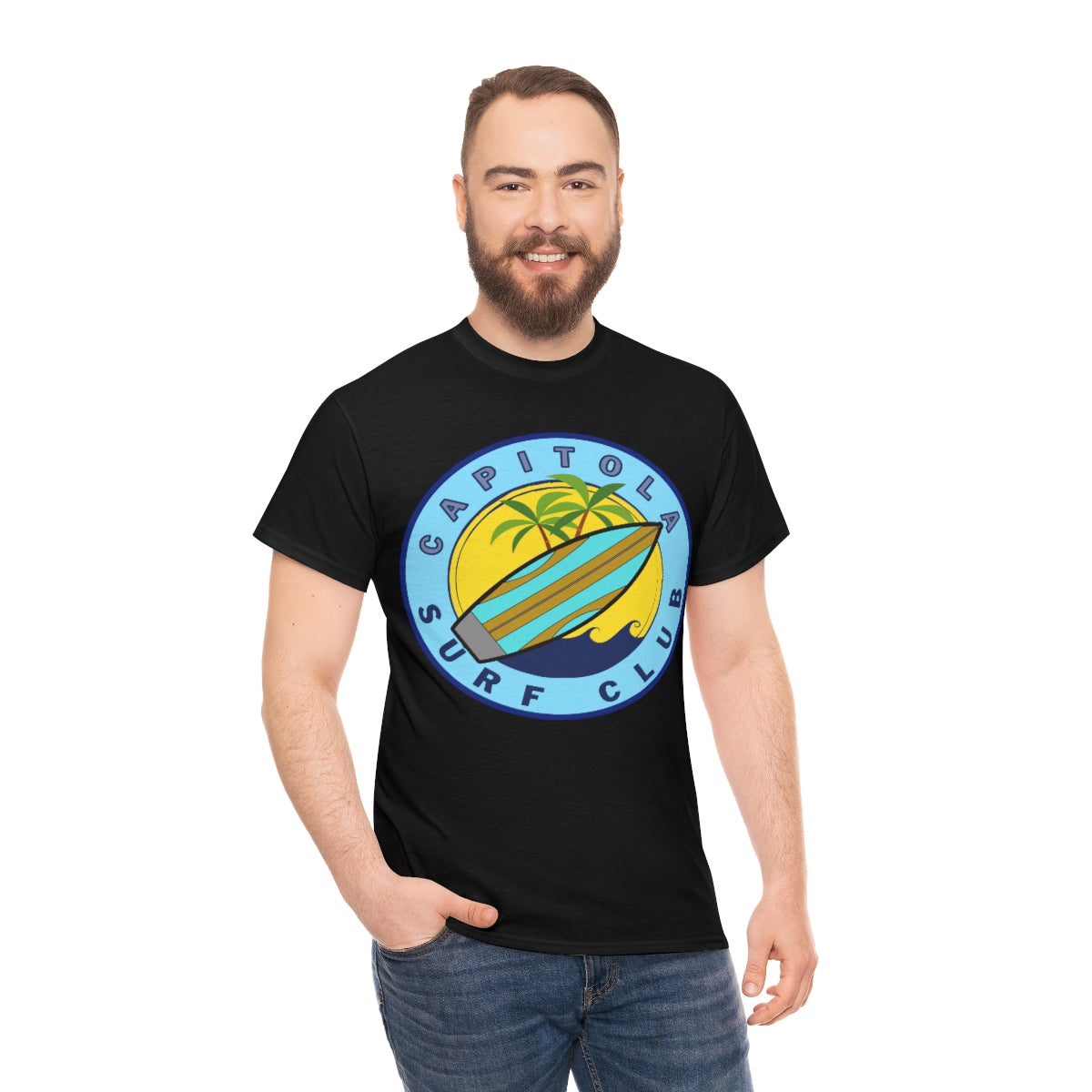 capitola surf club heavyweight tee