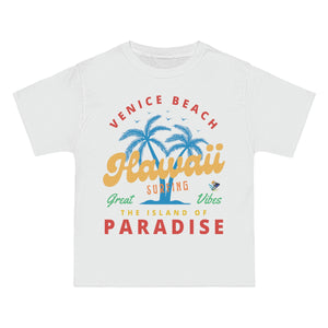 Waikiki Hawaii Surfing Heavyweight Tee