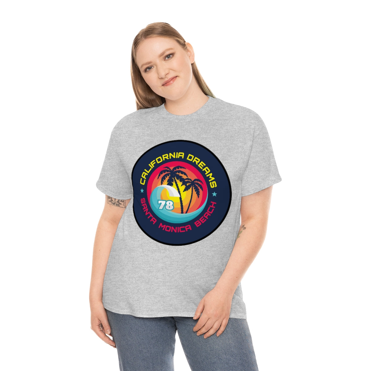 surf santa monica vintage 78 heavyweight tee