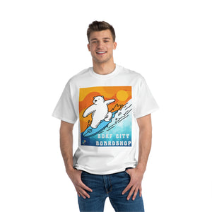 Surf City Boardshop Polar Bear Mascot Sunset Edition Heavyweight Tee