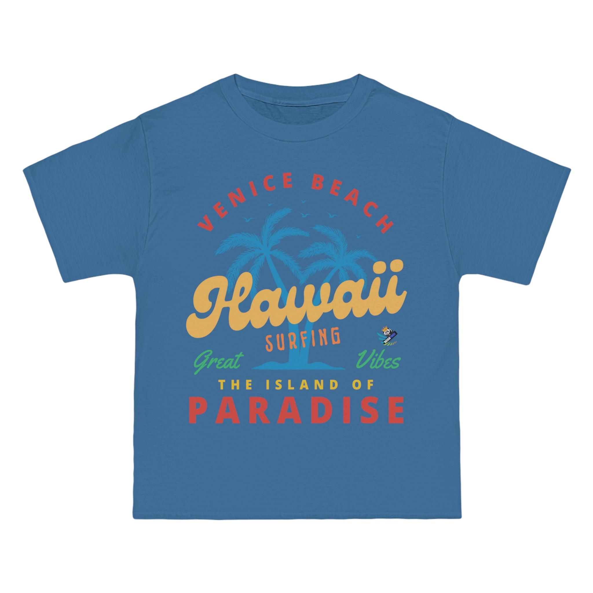 Waikiki Hawaii Surfing Heavyweight Tee