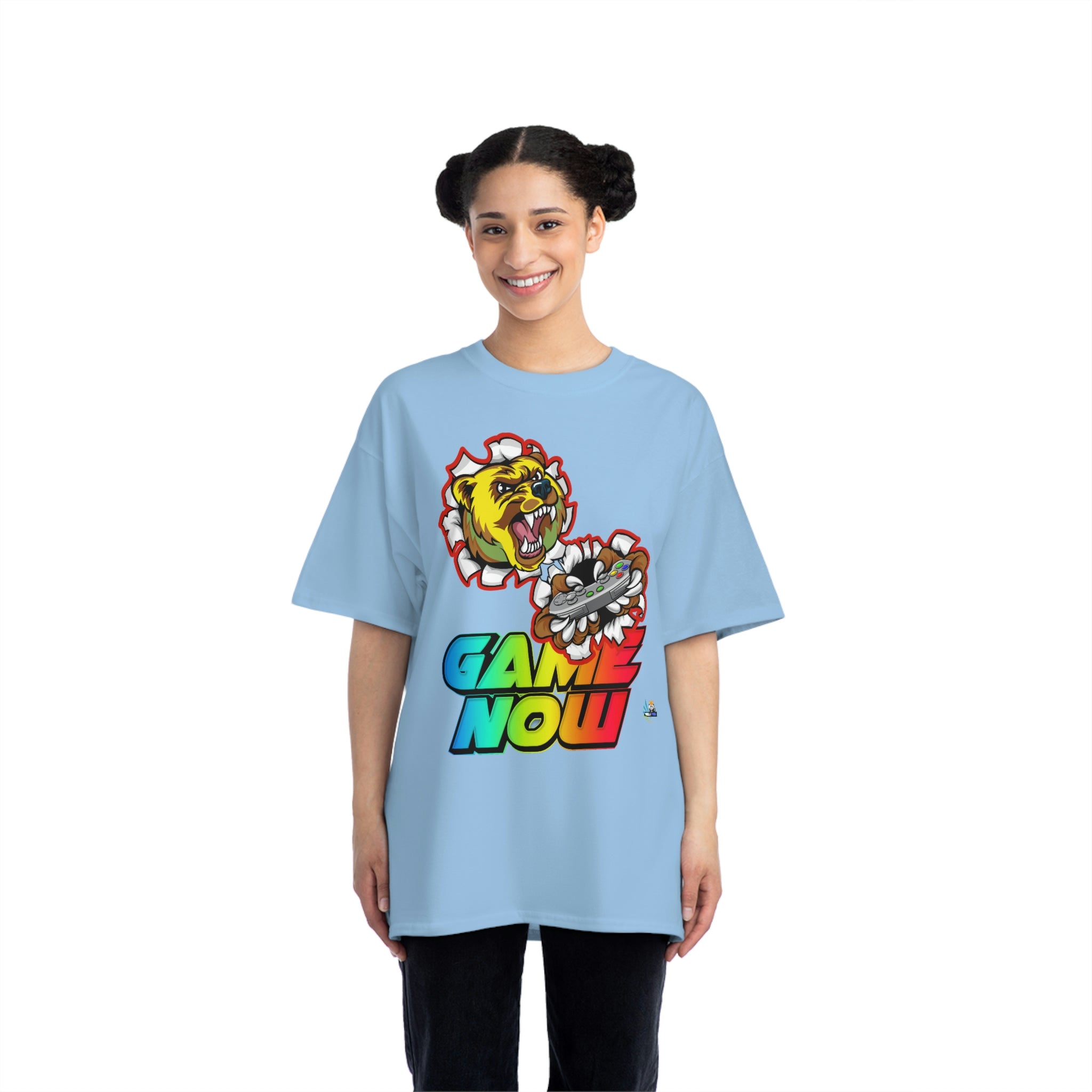 Game on NOW Bear-y Edition Heavyweight Unisex Gaming Tee