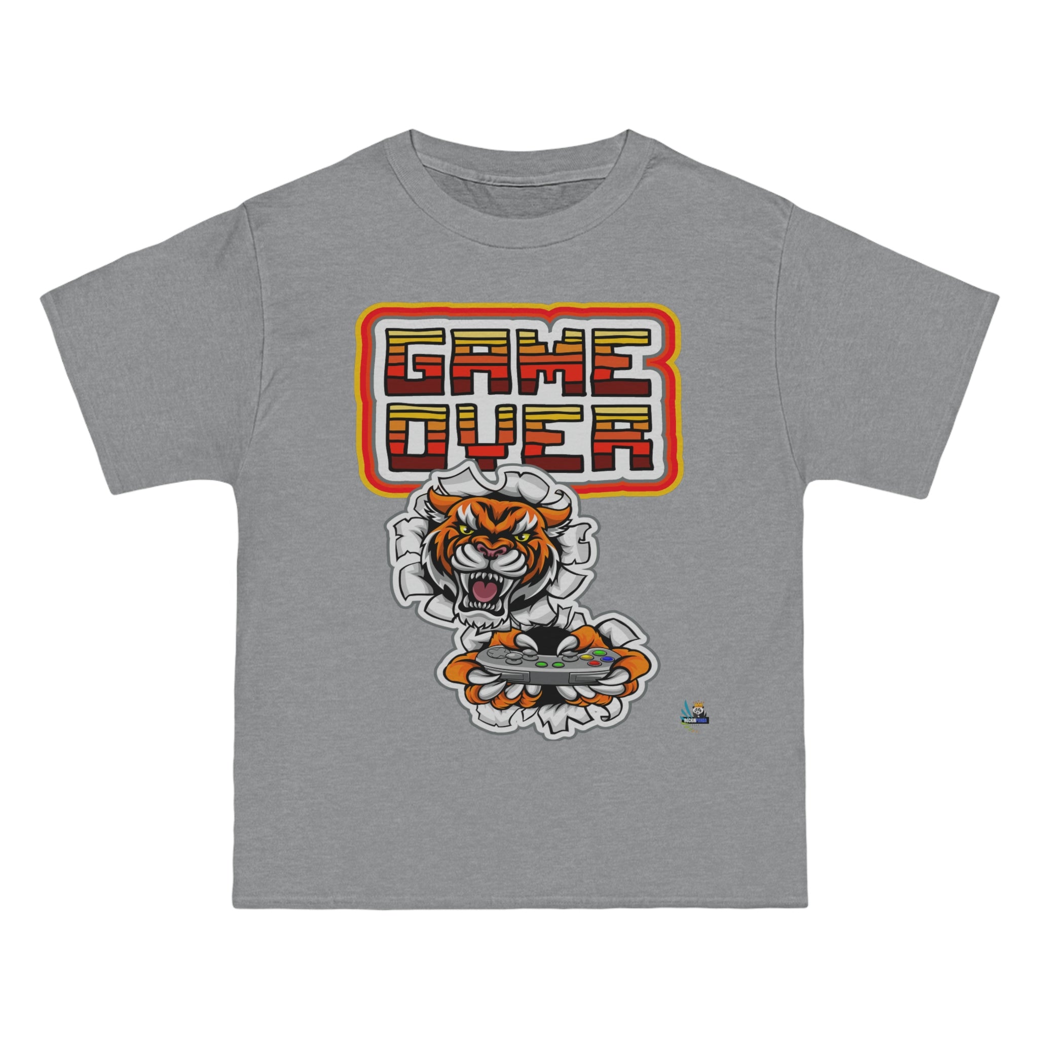 Game Over Tiger Edition Heavyweight Unisex Gaming Tee