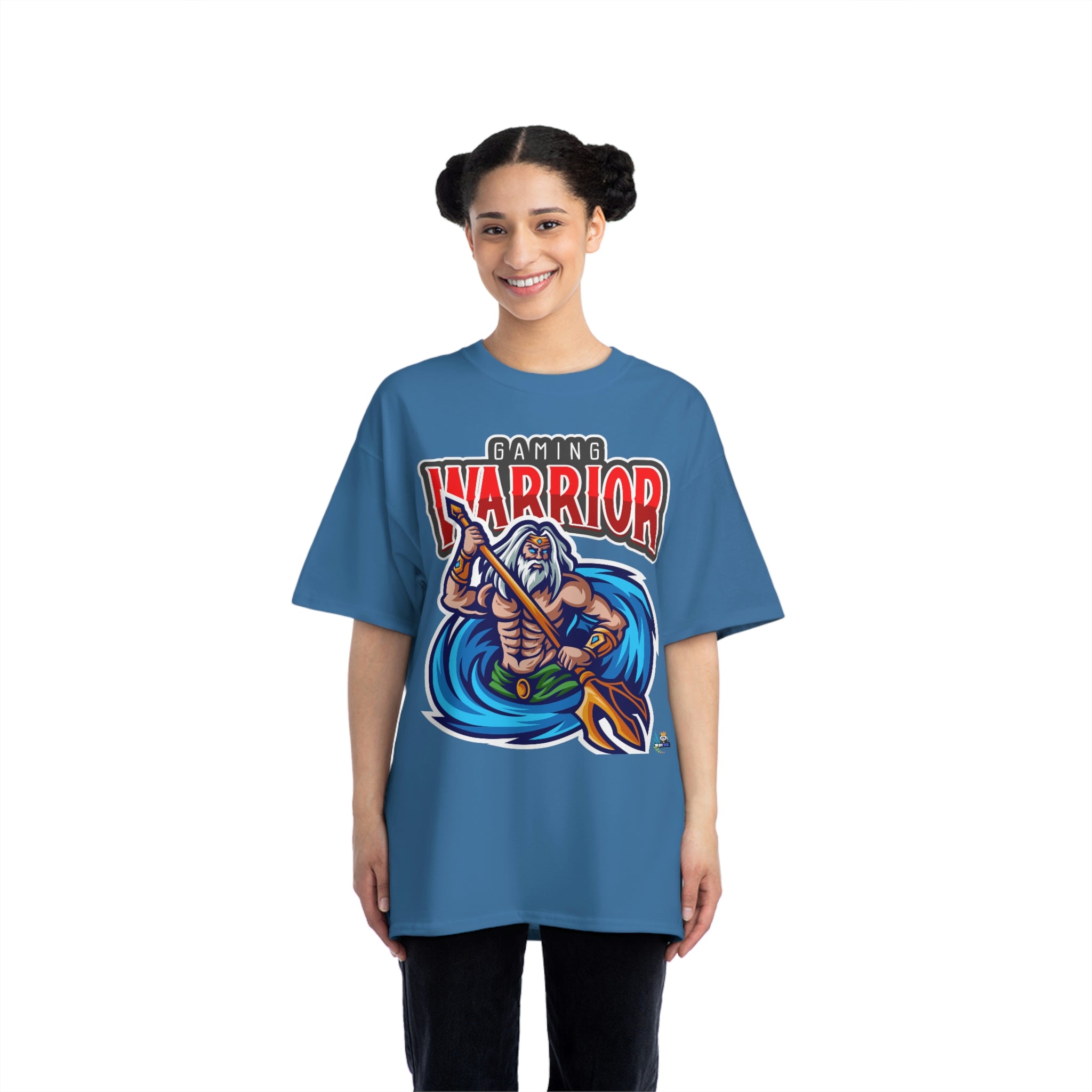 Gaming Warrior God of the Sea Heavyweight Unisex Gaming Tee