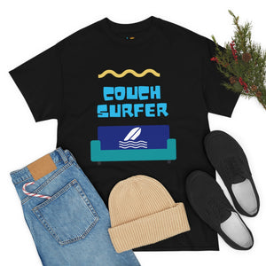 couch surfer heavyweight tee