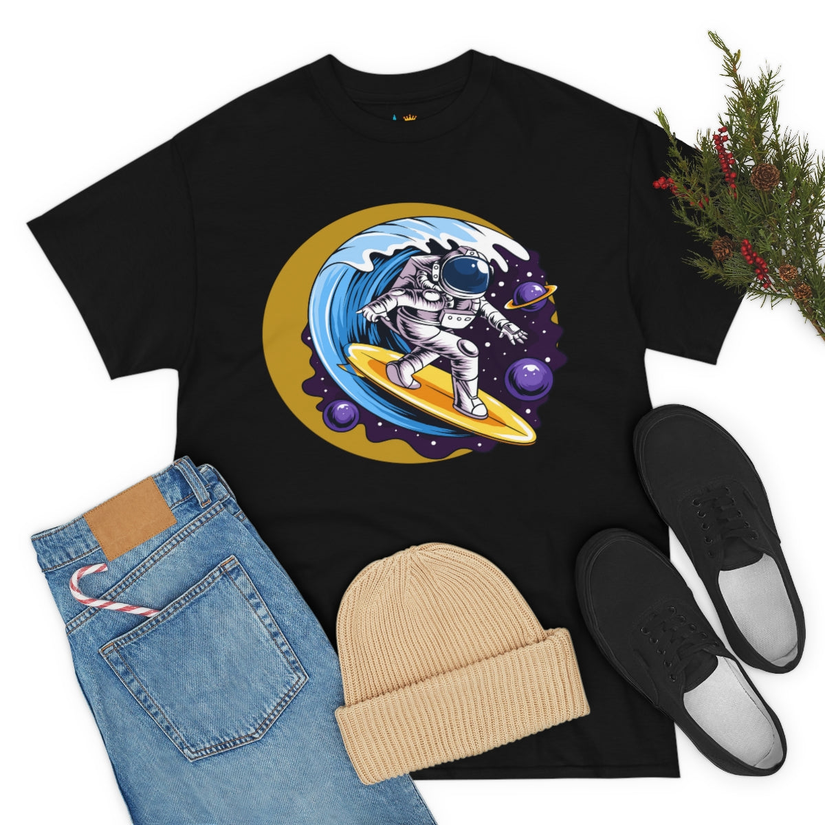 surf the solar system heavyweight tee