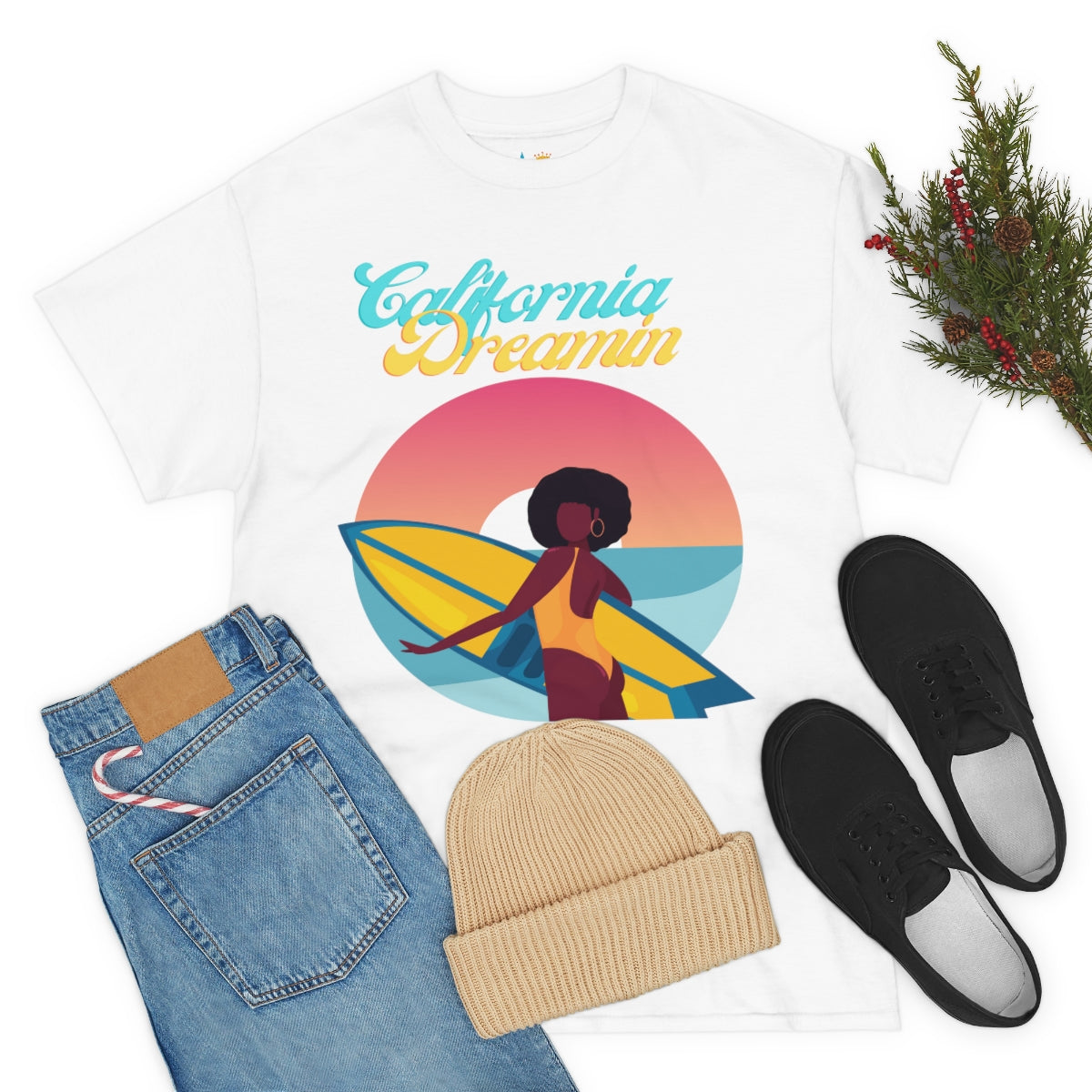 california dreamin' heavyweight tee