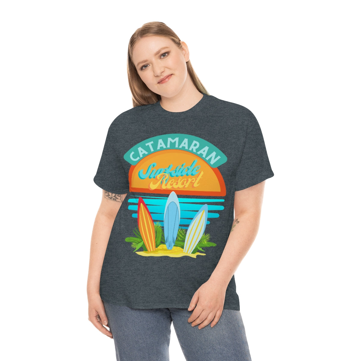 catamaran surfside resort heavyweight tee