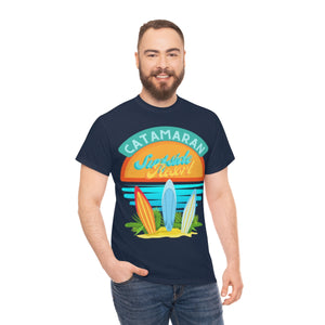 catamaran surfside resort heavyweight tee