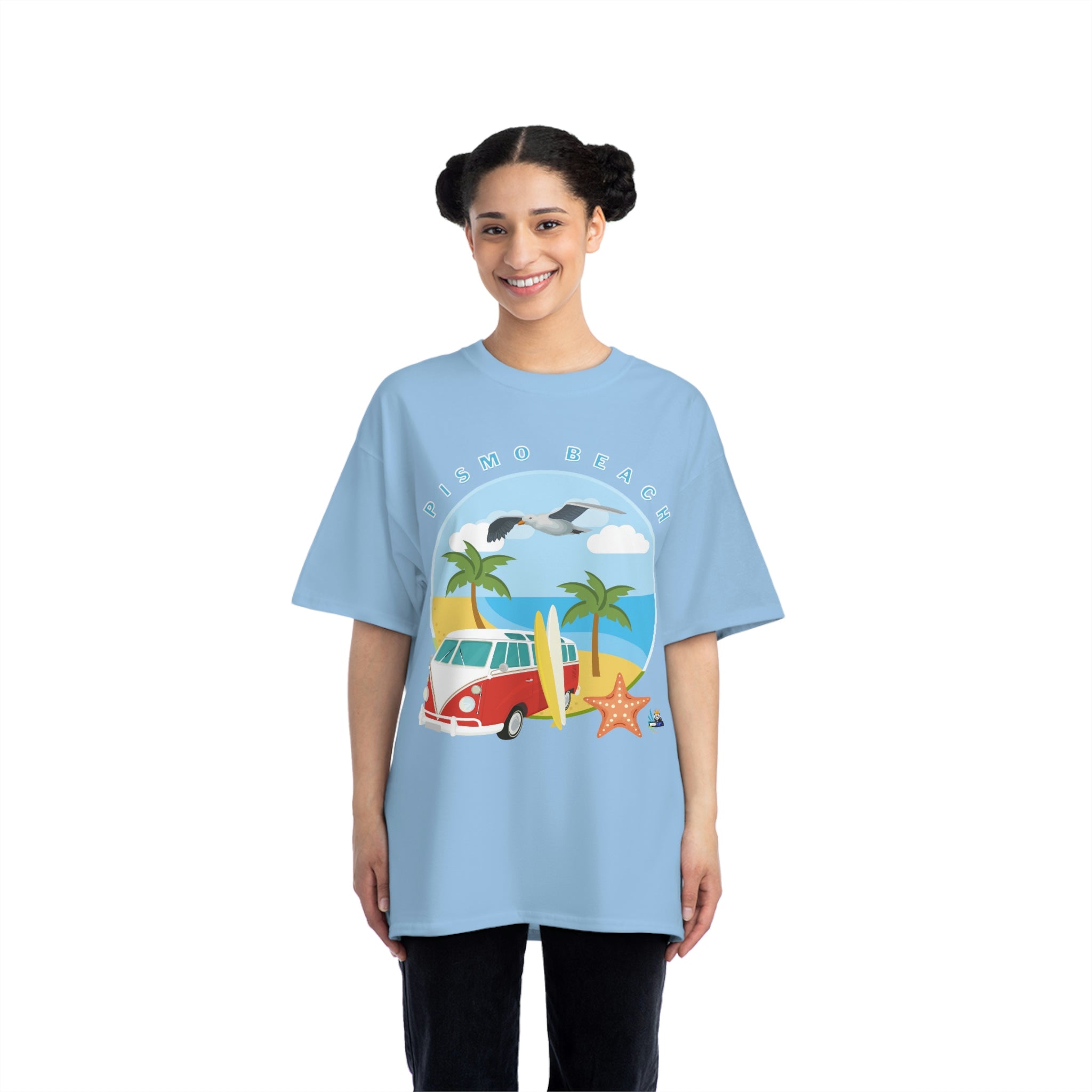 Surf Pismo Beach California Heavyweight Tee