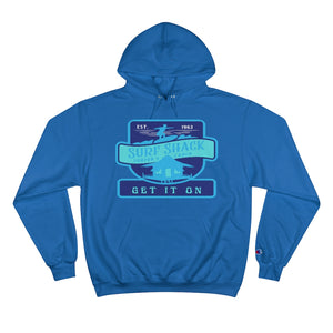 get it on surf shack champion hoodie royal blue / 2xl