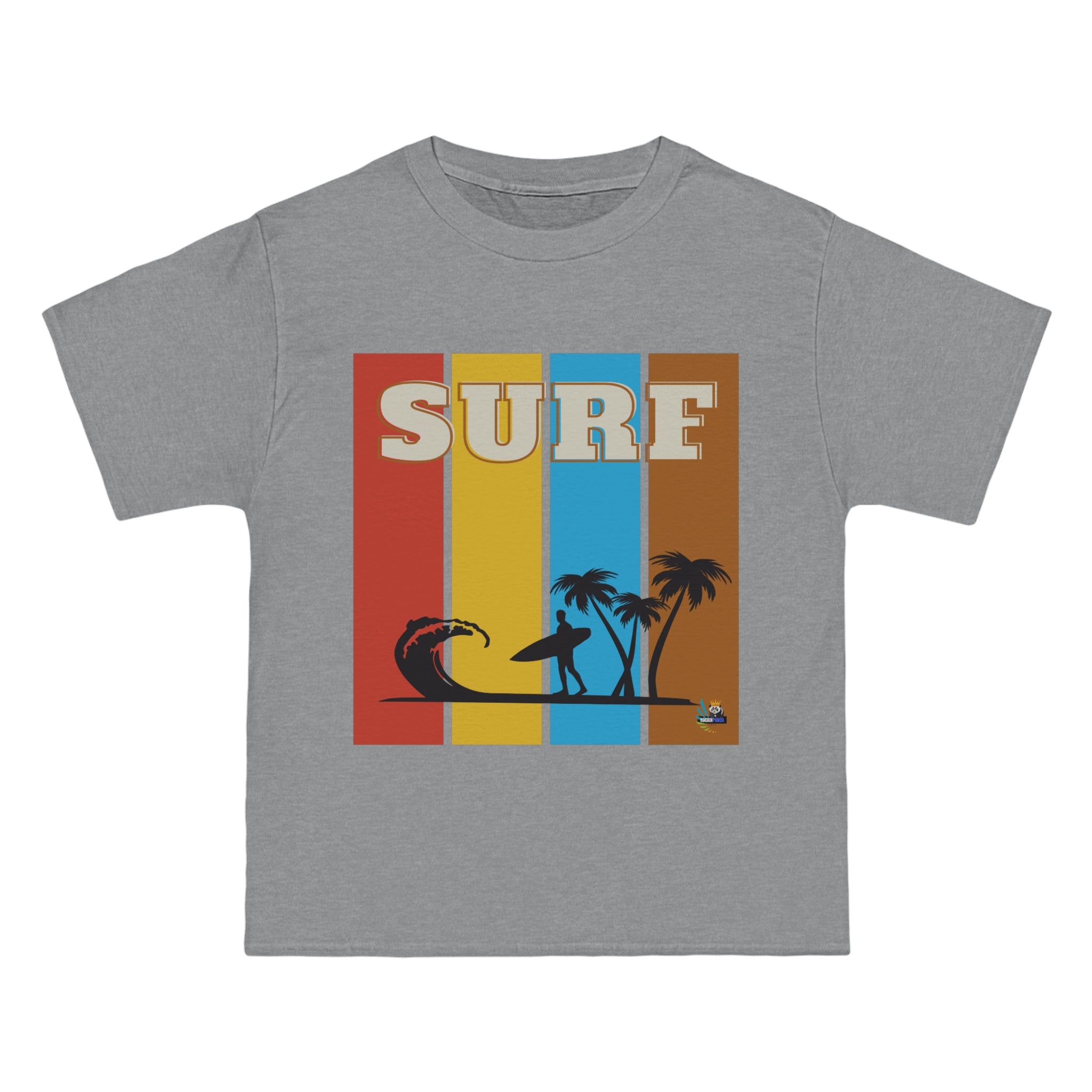 surf is life palm tree edition heavyweight tee