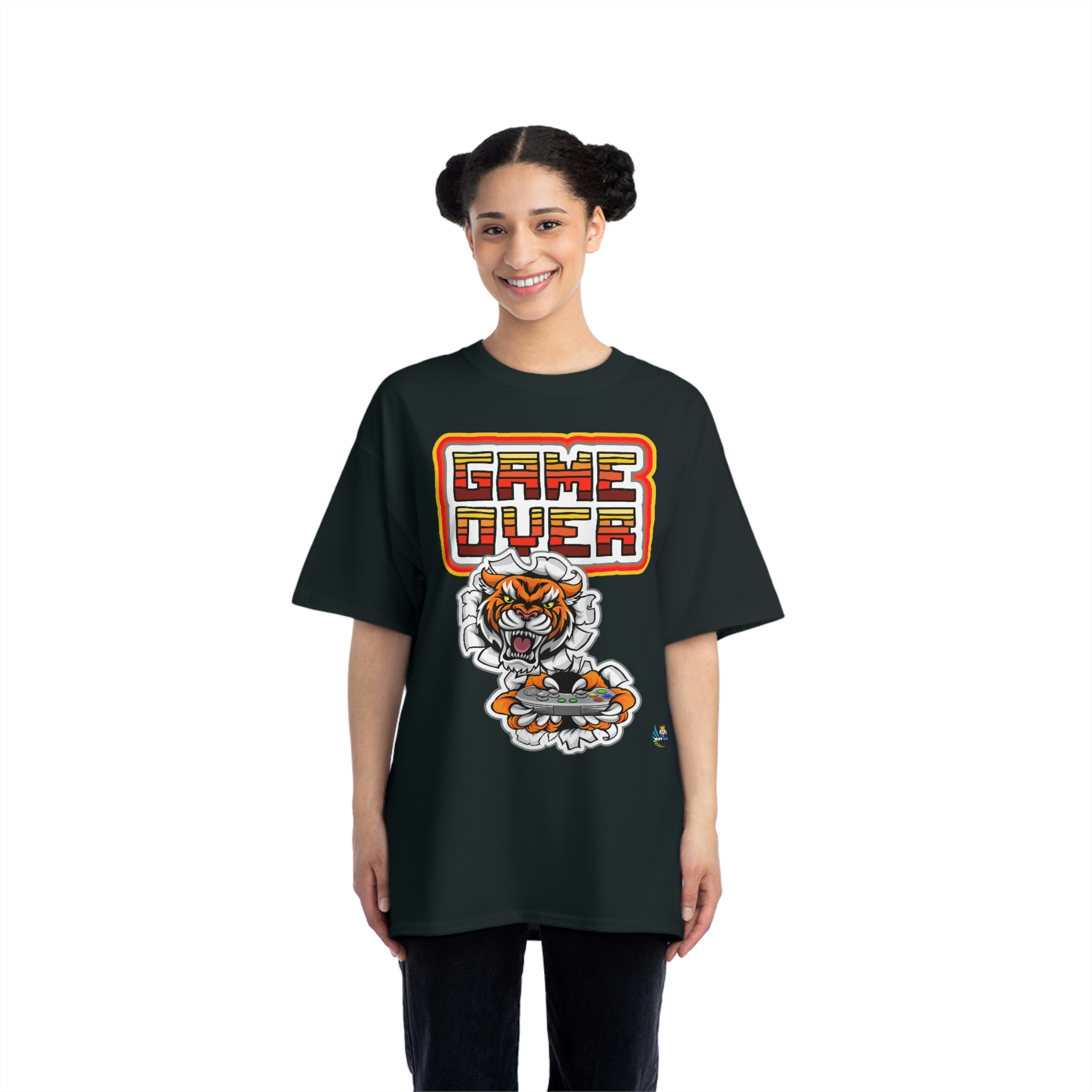 Game Over Tiger Edition Heavyweight Unisex Gaming Tee