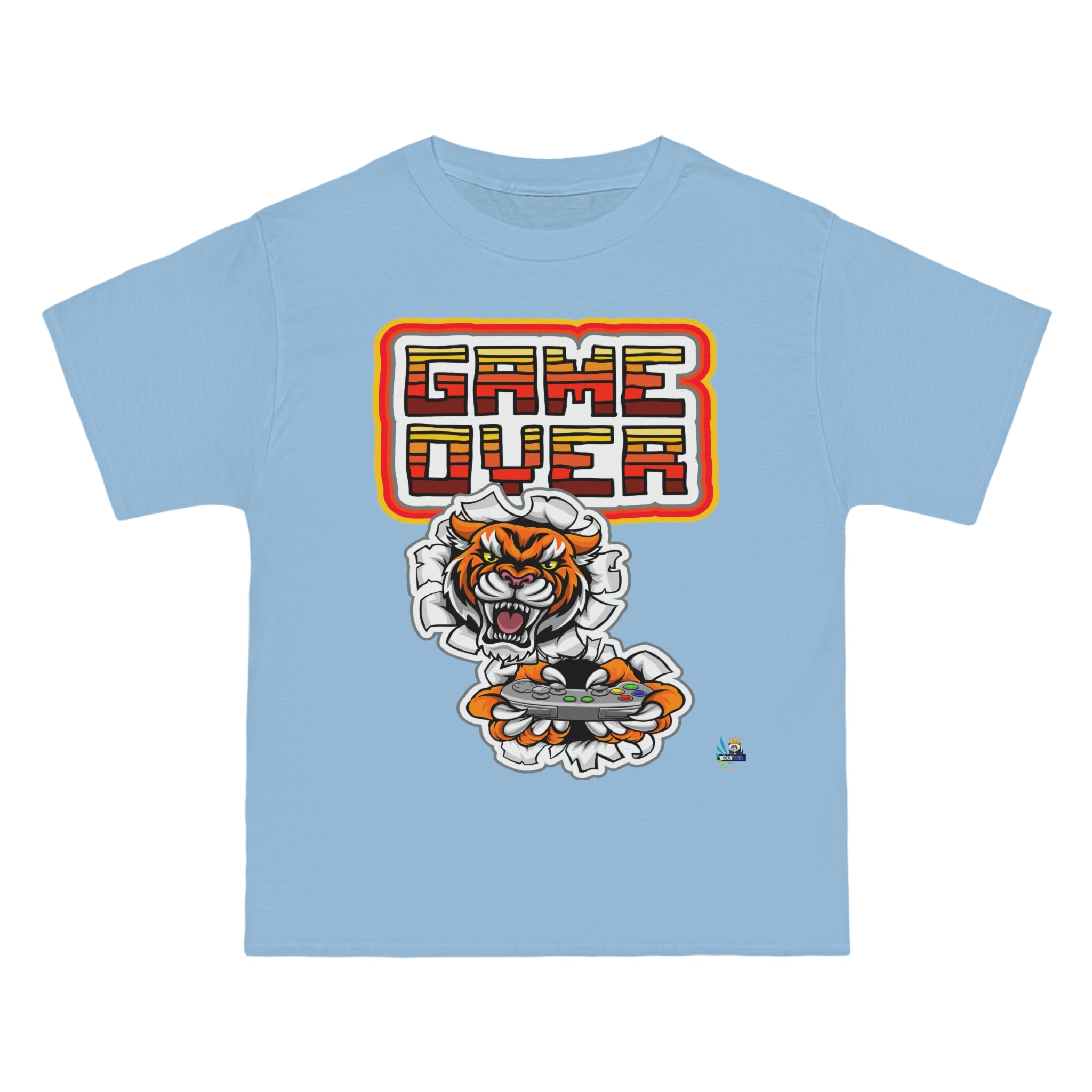 Game Over Tiger Edition Heavyweight Unisex Gaming Tee